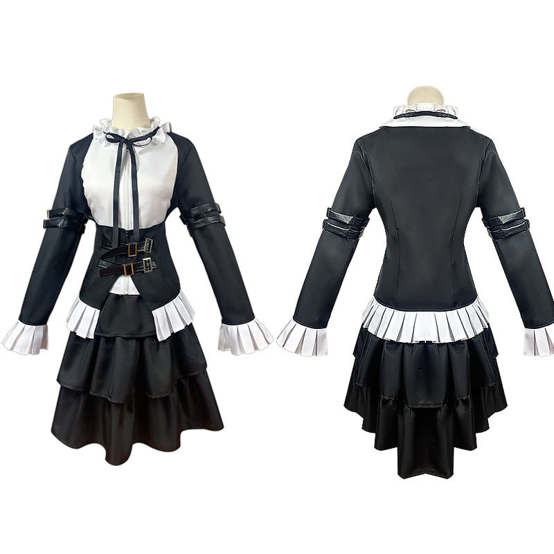 妖精的尾巴cosplay 艾露莎女仆装cos服Lolita洛丽塔连衣裙