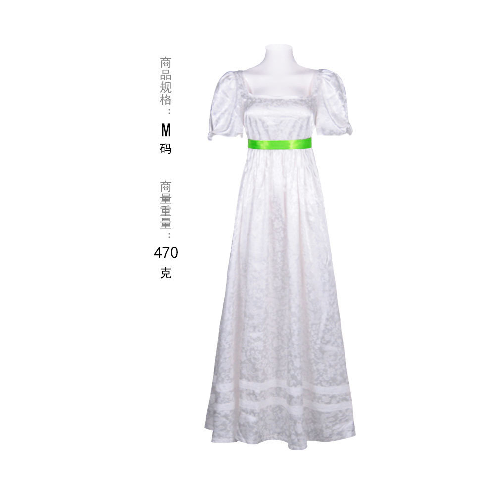 亚马逊wish新款中世纪维多利亚海盗裙文艺复兴女裙舞台表演服现货
