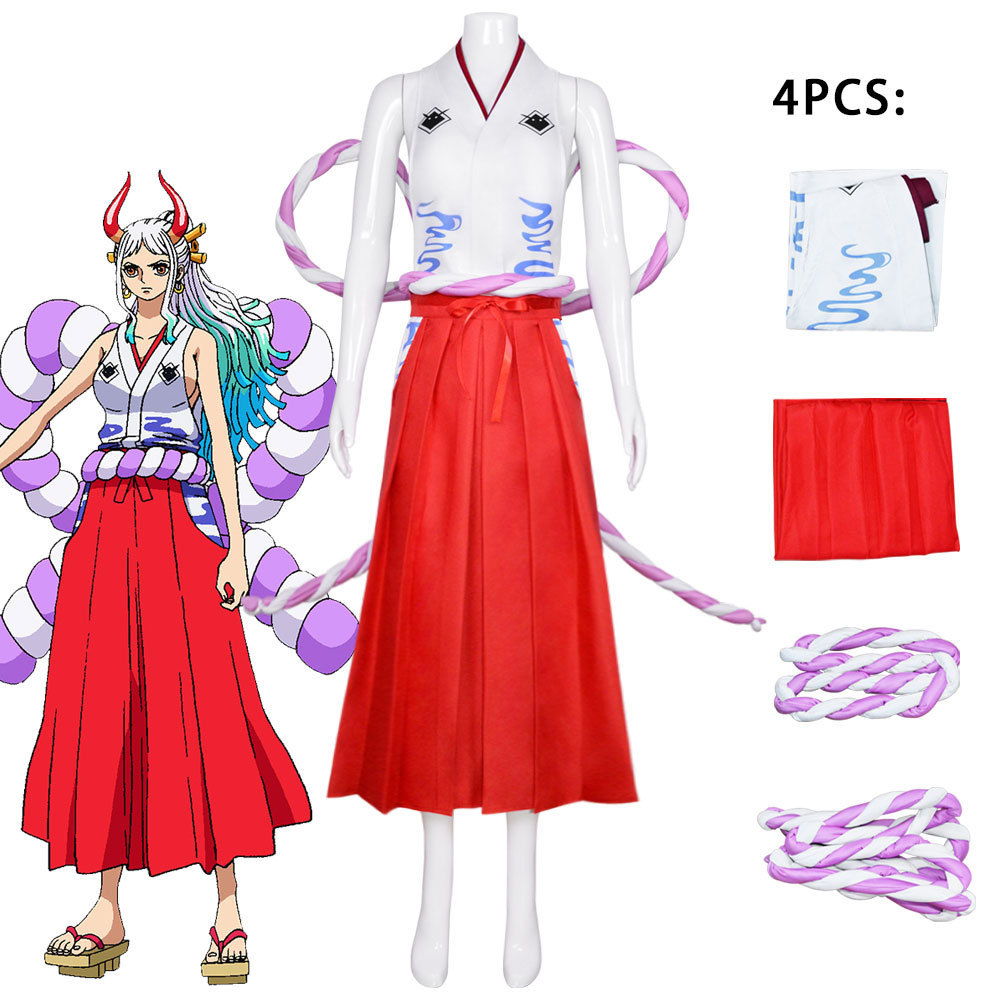 海贼王动漫cosplay服装 大和cos服 万圣节女装派对表演服 现货
