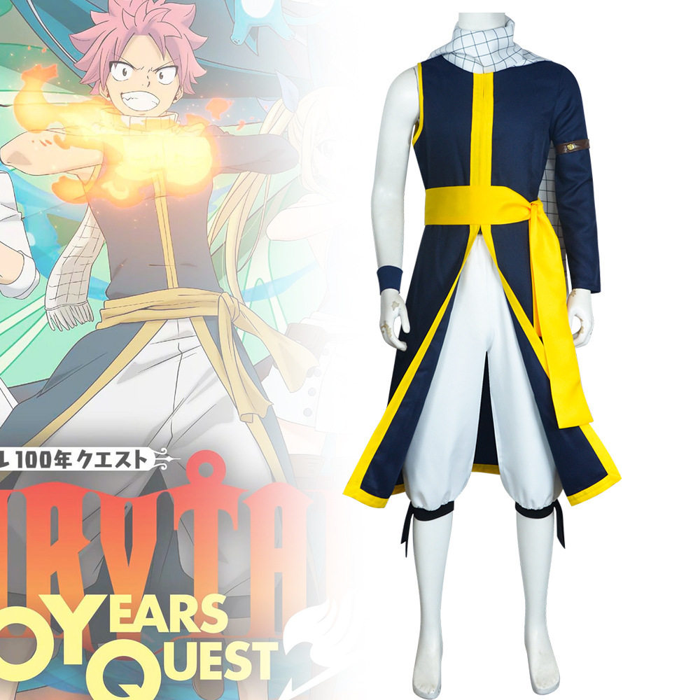 妖精的尾巴百年任务篇cos服火龙纳兹cosplay服装新款动漫表演C服