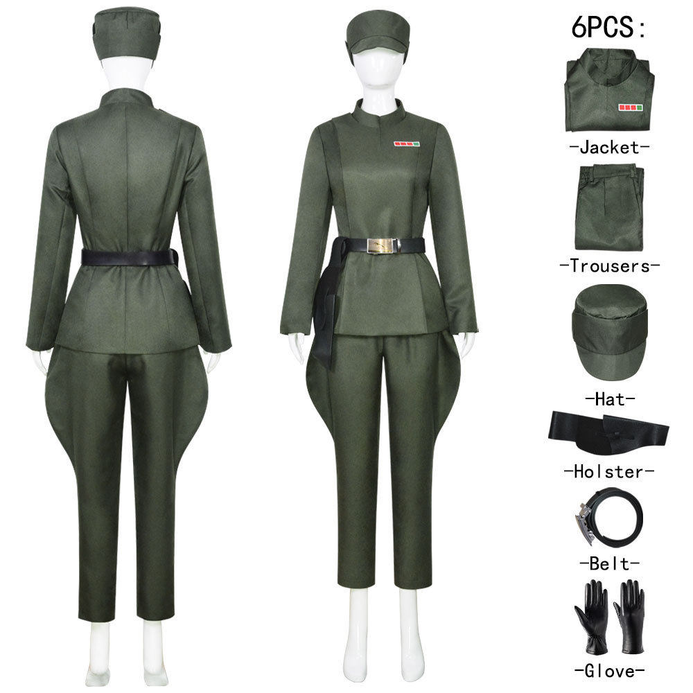 欧比旺cos服 万圣节电影星球大战帝国女军官cosplay服装军装现货