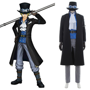 海贼王萨波萨博cos服装 萨博动漫表演cosplay实力工厂服装