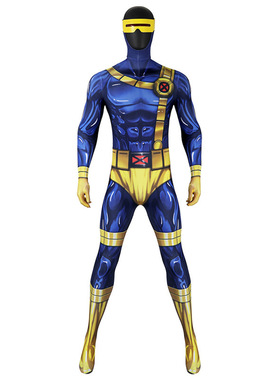 XMAN97 X战警97 cos镭射眼 斯科特·萨默斯紧身衣cosplayJ24004BA