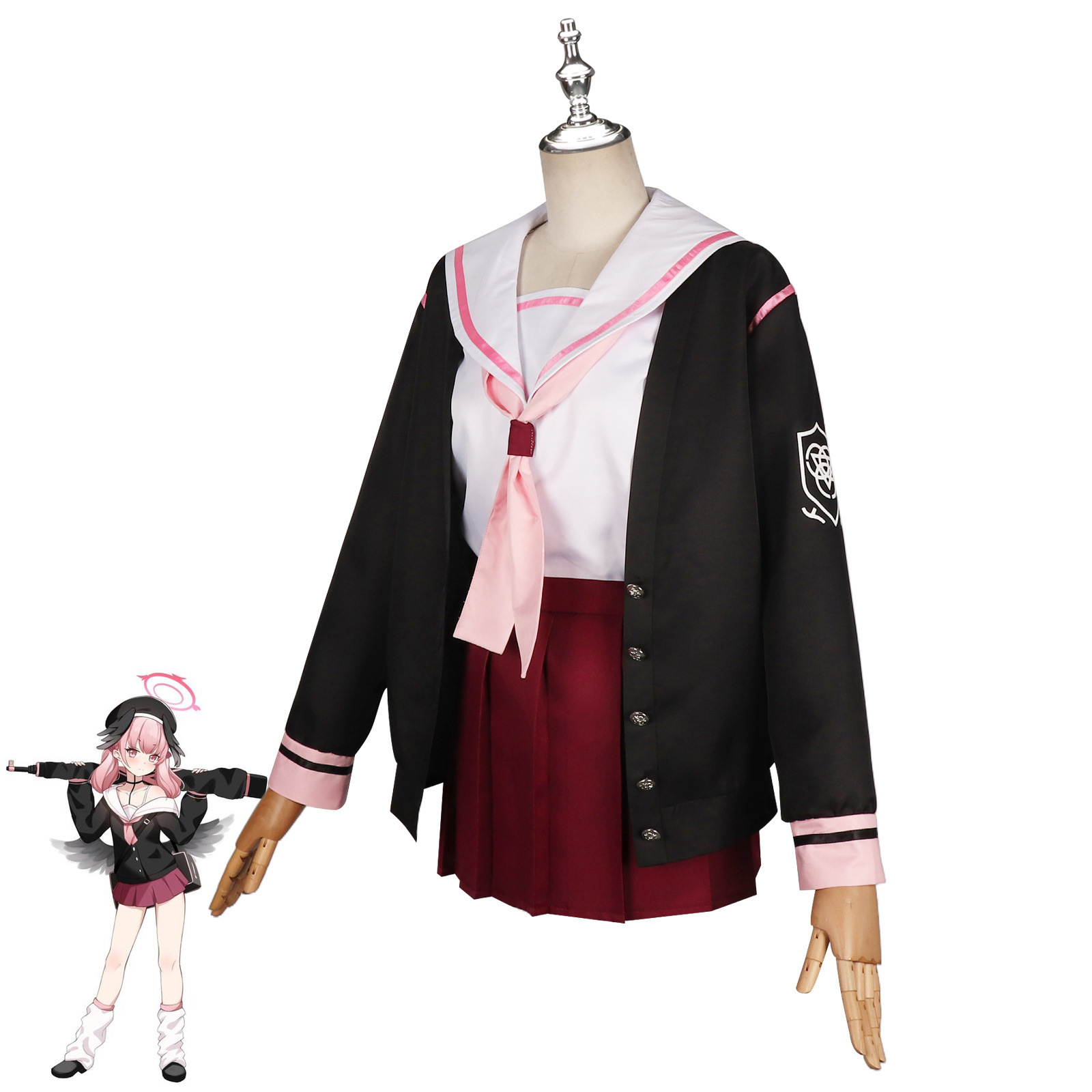 碧蓝档案cos服下江小春外套水手cosplay动漫服套装女二次元