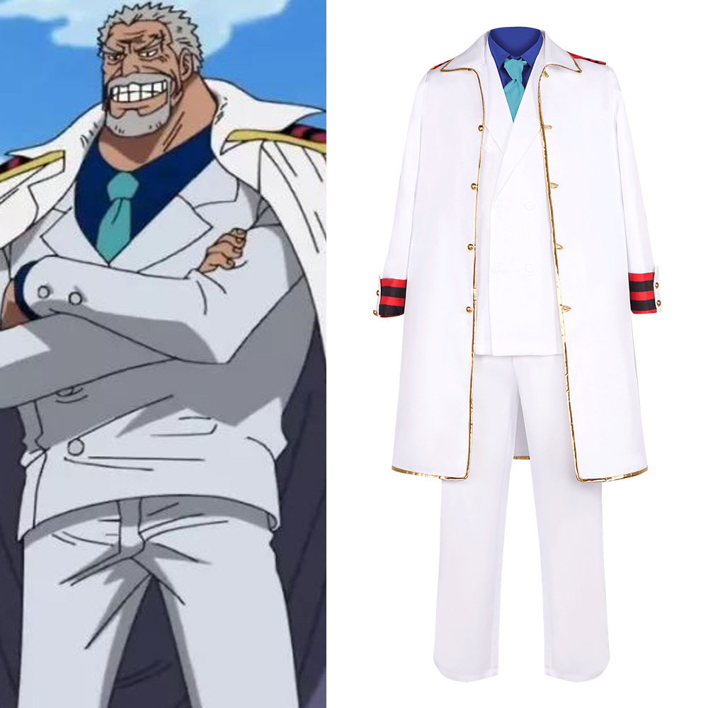 海贼王cos服海军中将铁拳卡普cosplay表演服动漫角色扮演服装全套