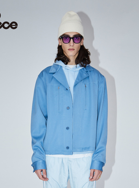 PECE 春秋 男士休闲夹克 抗皱西装式外套