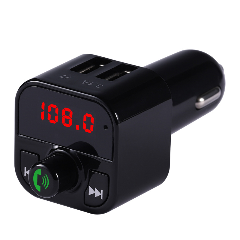 车载蓝牙MP3播放器 1A/3.1A双USB接口 LED显示屏MP3播放器