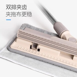 家用一拖净平板替换抹布条可拆洗木地板拖把 夹布拖把2025新款
