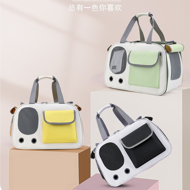 斜挎宠物包大容量便携出