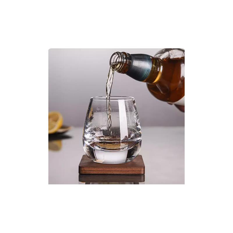 水晶玻璃短饮威士忌酒杯
