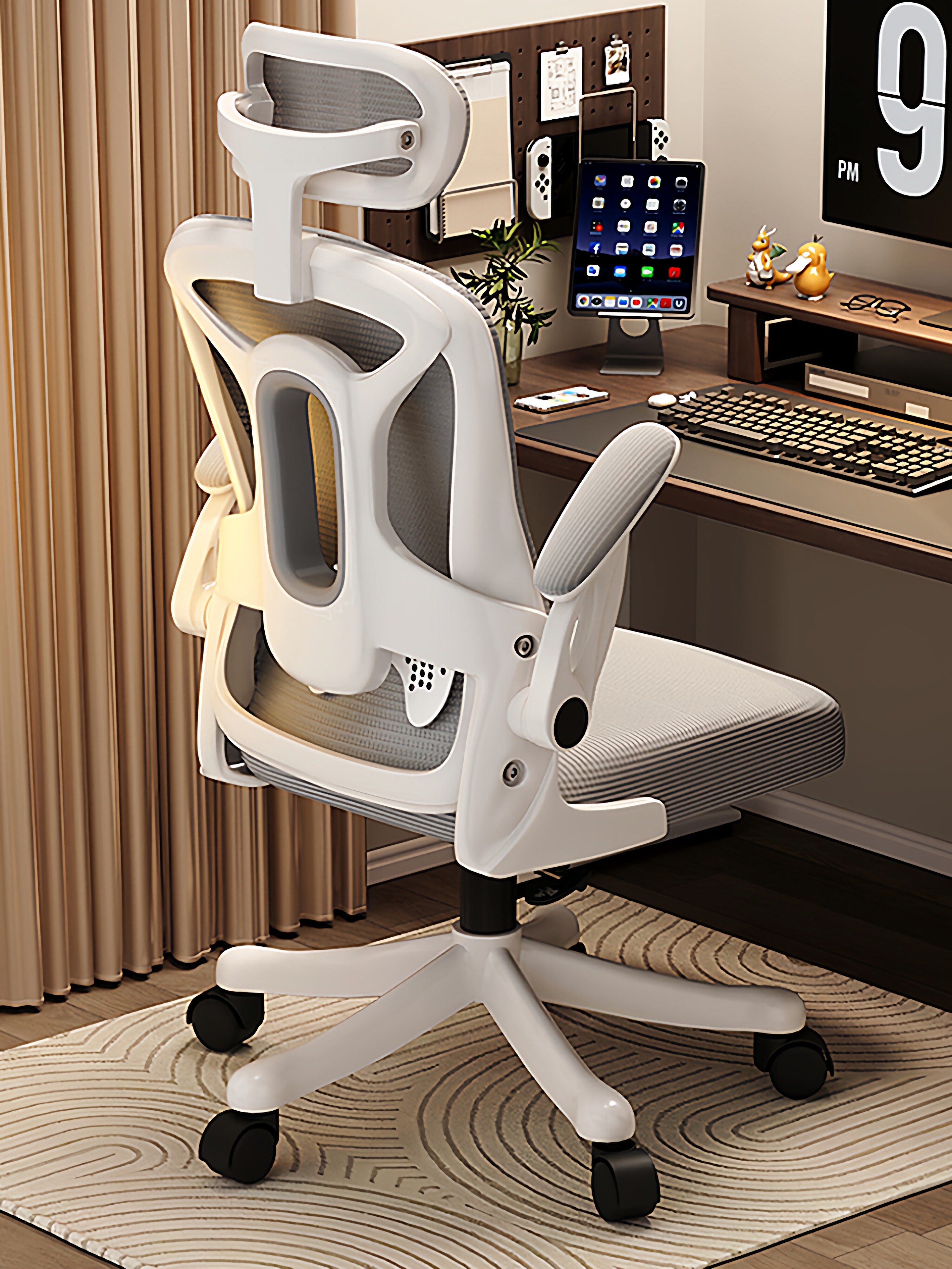 人体工学椅子舒服久坐家用办公座椅宿舍电竞椅学生靠背可躺电脑椅