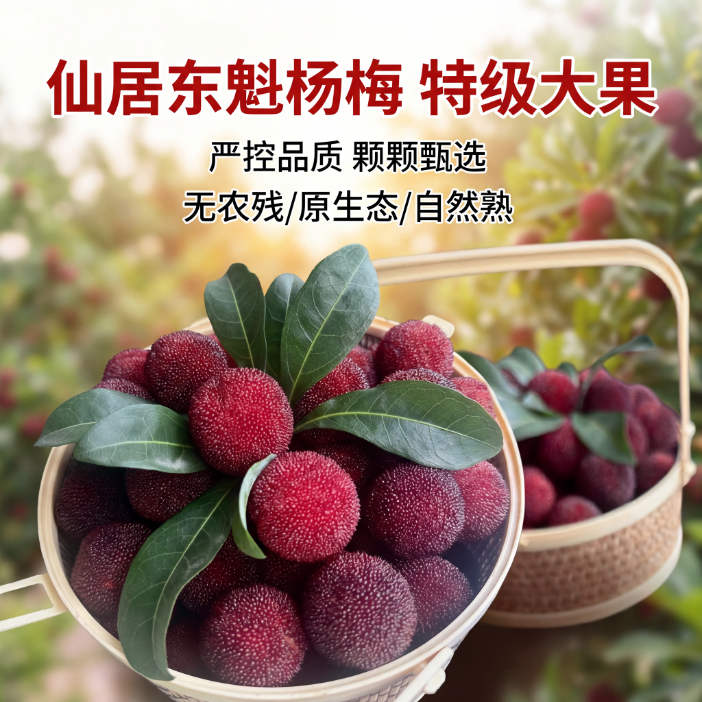 仙居杨梅东魁杨梅礼盒装果肉厚实