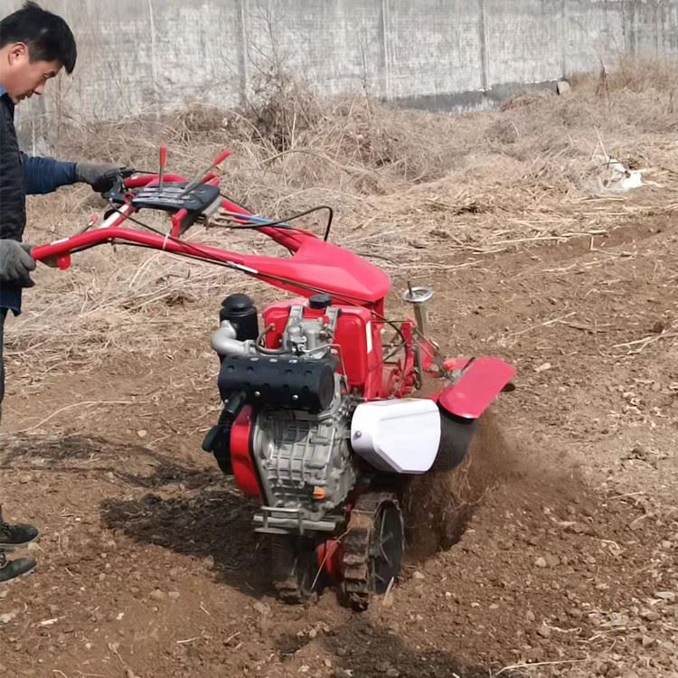 厂促柴油开沟培土机手扶葱姜开沟培土机小型田园管理机品-封面