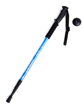 狼行者户外登山杖徒步登山直柄登山杖LXZ-5018蓝色
