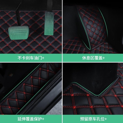 专用恩途鲁客金迪牛电小鸟东威电动三轮车脚垫电轿四轮车脚垫通用