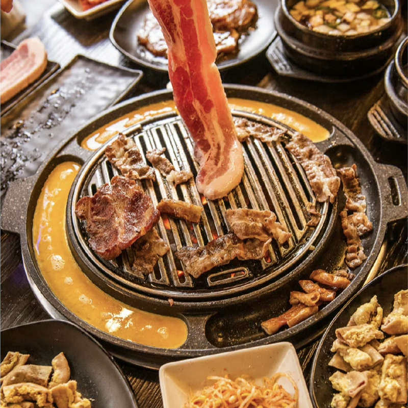 韩式鸡蛋糕烤盘烤肉盘商用乌龟芝士玉米炭火烧烤盘碳烤篦子38外圈
