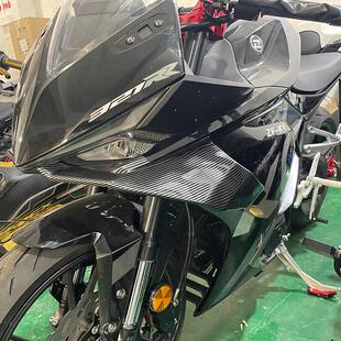 适用凯越刺鸟321RR 250RR新玩家改装后视镜定风翼风挡侧翼配件