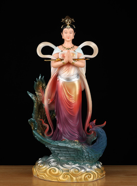 九天玄女神像九天圣母娘娘玄母天尊像体真身树脂佛像家用供奉摆件