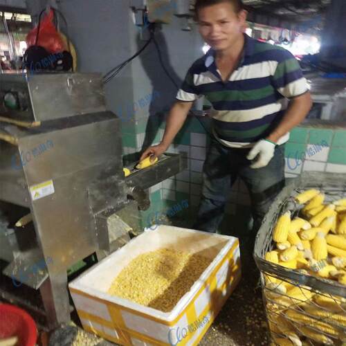 常平木操轮市场玉UYA米深加工 剥粒机玉实简单鲜米嫩甜粟米脱粒机