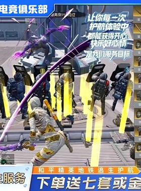 和平地铁逃生护航苏尔南冲突赌黄金狗牌包撤离实力打手下单秒护