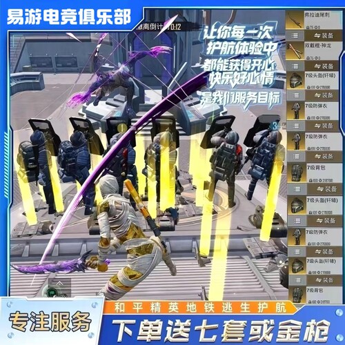 和平地铁逃生护航苏尔南冲突赌黄金狗牌包撤离实力打手下单秒护