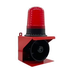 工业声光报警器220V24v12v大功率闪烁警报灯叉车可调节一体警报器