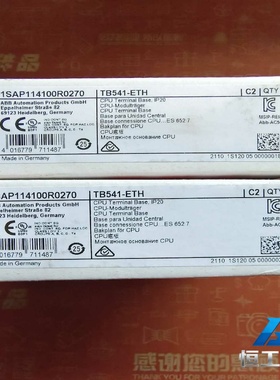 询价ABBCPU底板TB521-ETHCPU底座