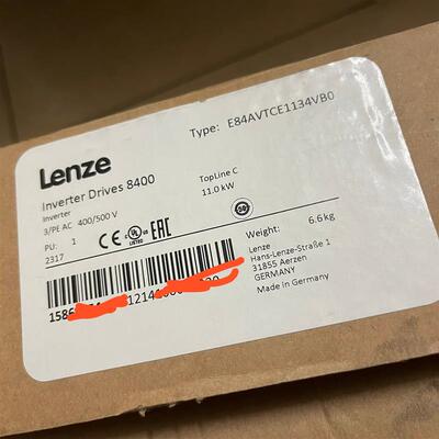 伦茨E84AVTCE1134VB0 原装正品，全新仅拆封。-议价
