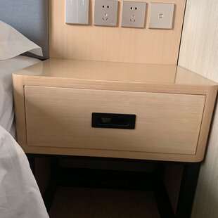 客房复合多层板床头柜桌子 标准间床箱家居 简约现代酒店家具