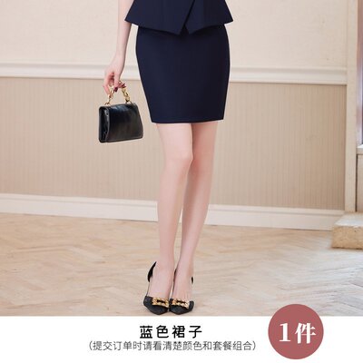 高级感短袖西装外套女夏薄款职业气质酒店经理珠宝店工作服套装