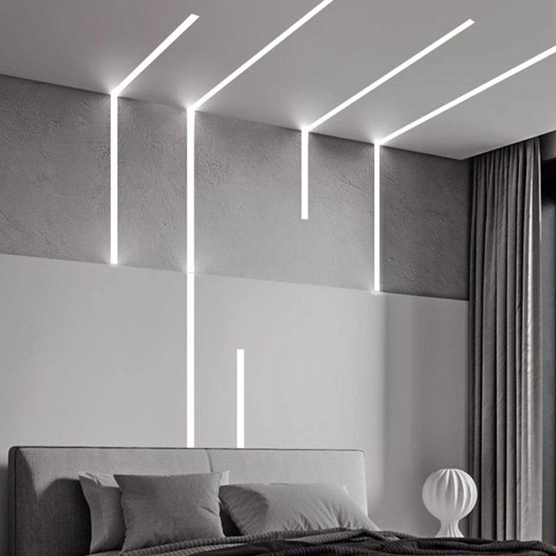 LED线条灯嵌入式pcb灯板铝材线条灯商用照明室内办公室铝材灯具,家装灯饰光源,室内LED灯带,淘宝优惠券,粉丝福利购,淘宝优惠卷