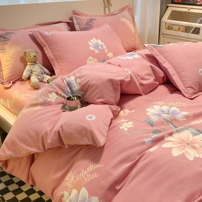 简约加厚全棉被套单件100