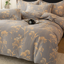 简约全棉被套单件100纯棉磨毛被罩单人学生三件套1.5m150x200x230