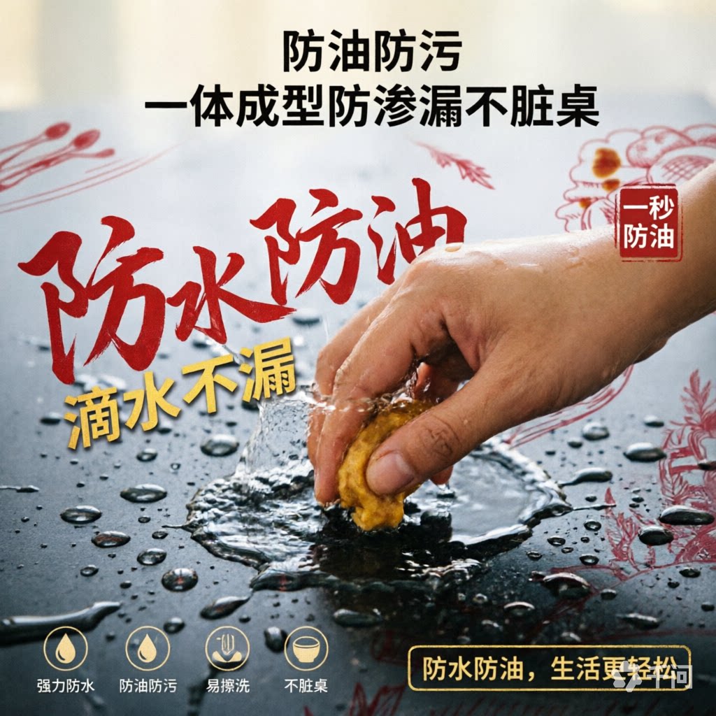 一次性桌布防水防油加厚塑料台布饭店商用家用吃火锅烤肉免洗垫纸