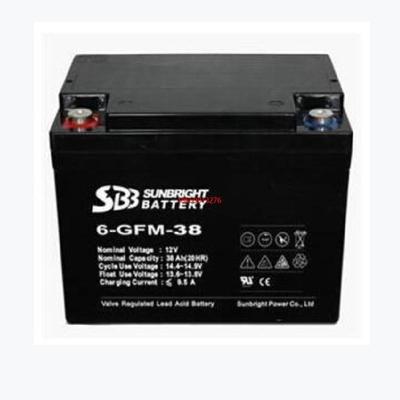 圣豹蓄电池6-GFM-40太阳能/阀控式12V40AH直流屏 UPS 储能电源