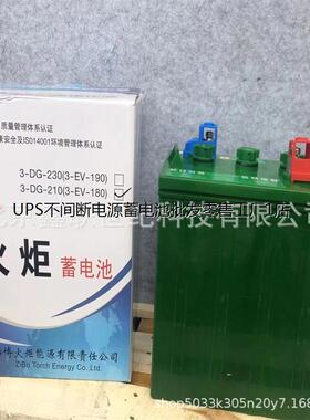 湖北火炬蓄电池3-DG-210(3-EV-190)6V-240AH升降平台  扫地车