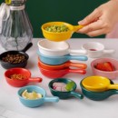 家用调味碟迷你日式 手把创意陶瓷酱油醋沙拉番茄酱调料蘸料碟子