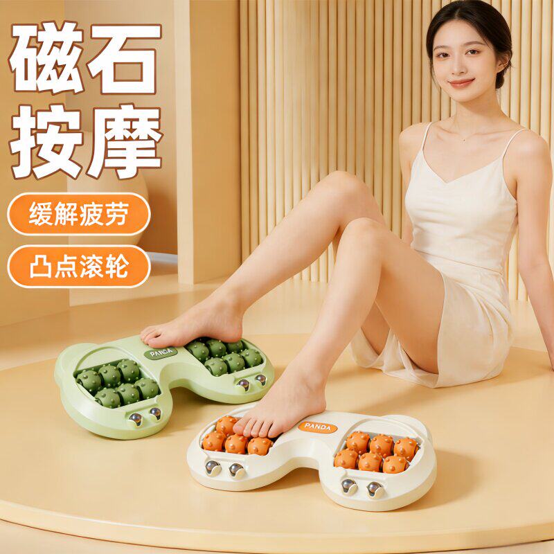 猫爪足底按摩器脚部经络足疗养生家用腿部穴位磁疗滚轮脚底按脚跟