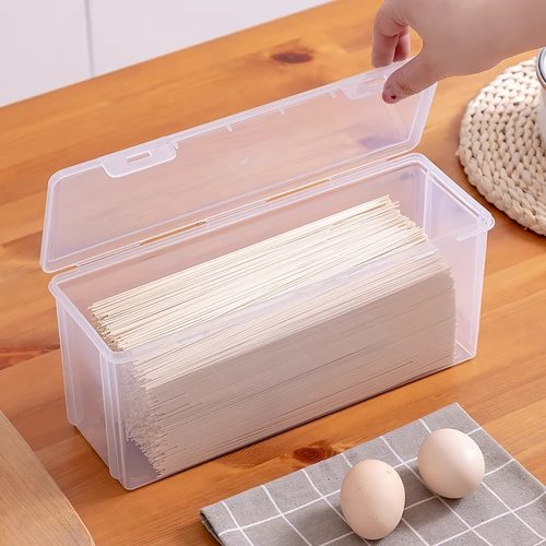 面条收纳盒长方形塑料冰箱厨房