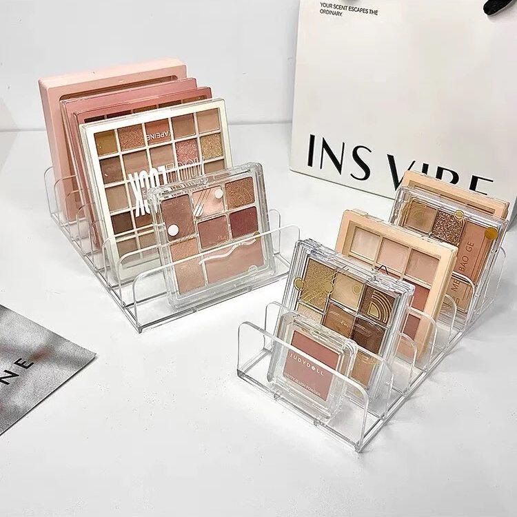 透明分隔眼影盘吧唧谷子周边粉饼手机书本收纳桌面梳妆台抽屉宿舍