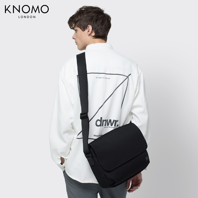 knomo通勤经典百搭大容量斜跨包