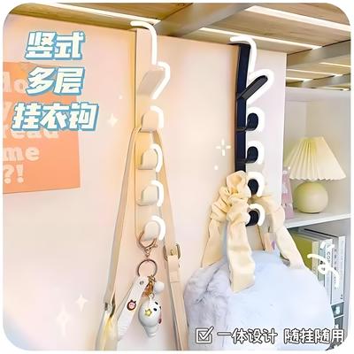门后长排挂钩包包挂架ins宿舍