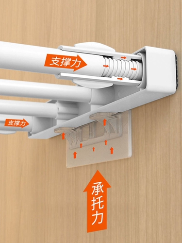 Япозолирующий гардероб Без фиксированной кронштейны на полке.