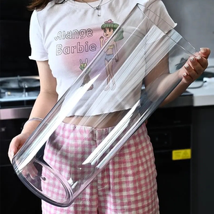 亚克力防摔花瓶摆件客厅插花透明富贵竹水培器皿轻奢高级感醒花桶