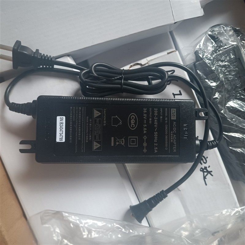 全新原装GVE冠宇达DC36V5A净水器电源适配器GM200-3600500-D直头
