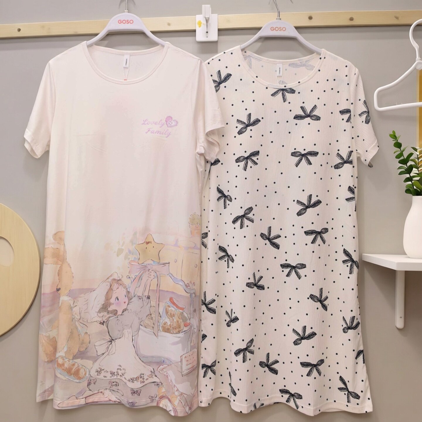 香蜜闺秀26203032女士（带胸垫）针织牛奶丝套头特惠睡裙