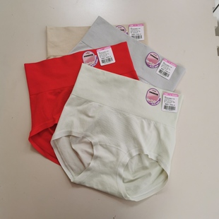 香蜜闺秀25301084女士新款 蜂巢暖腹塑腰高腰无缝收腹提臀三角内裤