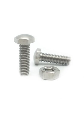 STCBM4 5 6 8 细螺纹 六角型 镀镍PBE52 定位螺栓 头部R型