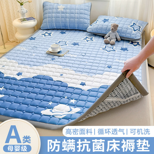 A类加厚床垫子防滑透气垫被褥子
