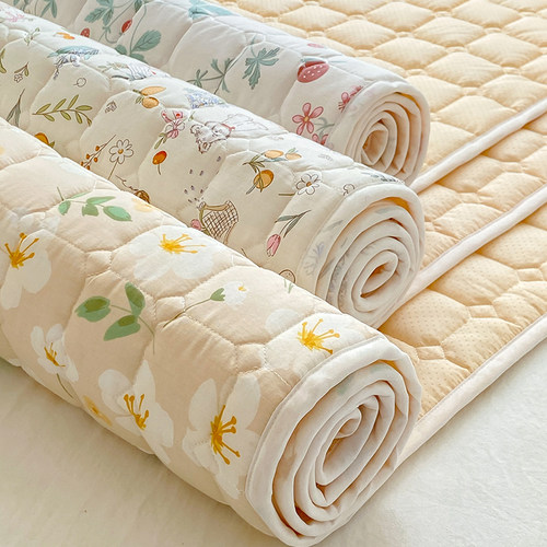 全棉床褥子夏天薄款防滑学生宿舍